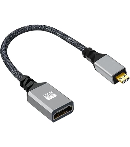 Amazon | micro HDMI オス to HDMI メス 変換 アダプタ マイクロ